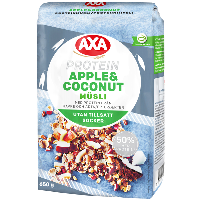 Proteinmüsli Äpple & Kokosnöt - 34% rabatt