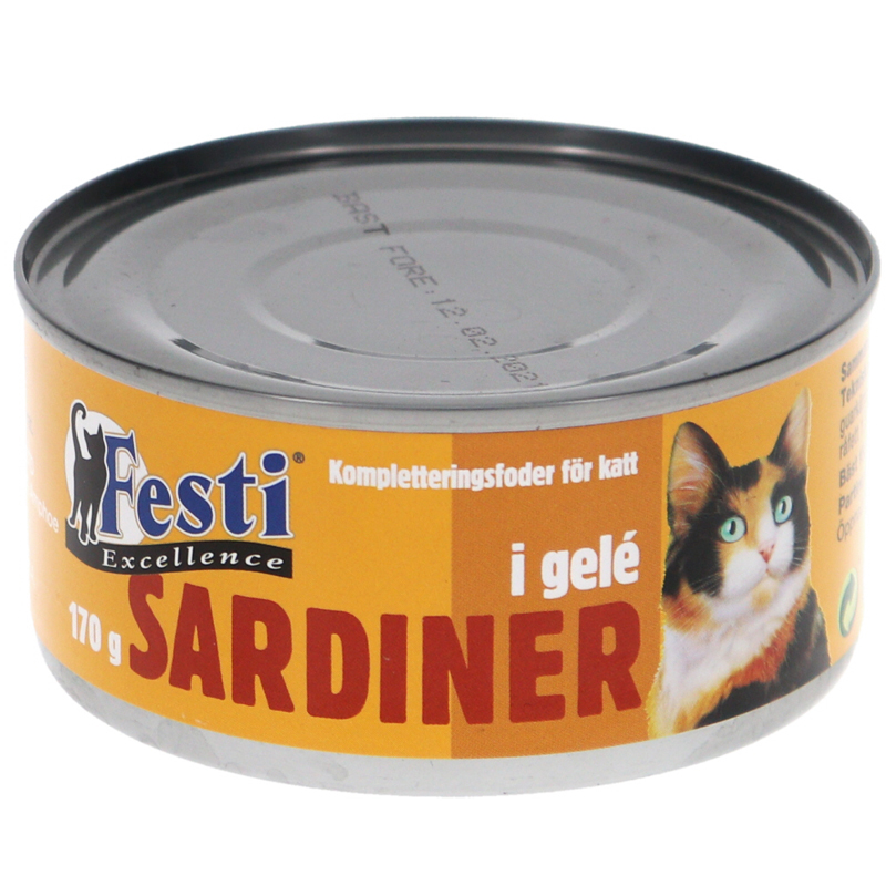 Kattmat Sardiner gelé - 33% rabatt