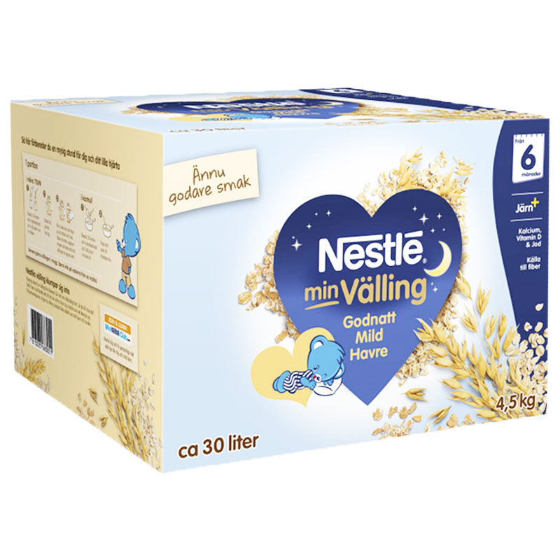 Hel Låda Barnmat Havrevälling 6 x 750g - 38% rabatt