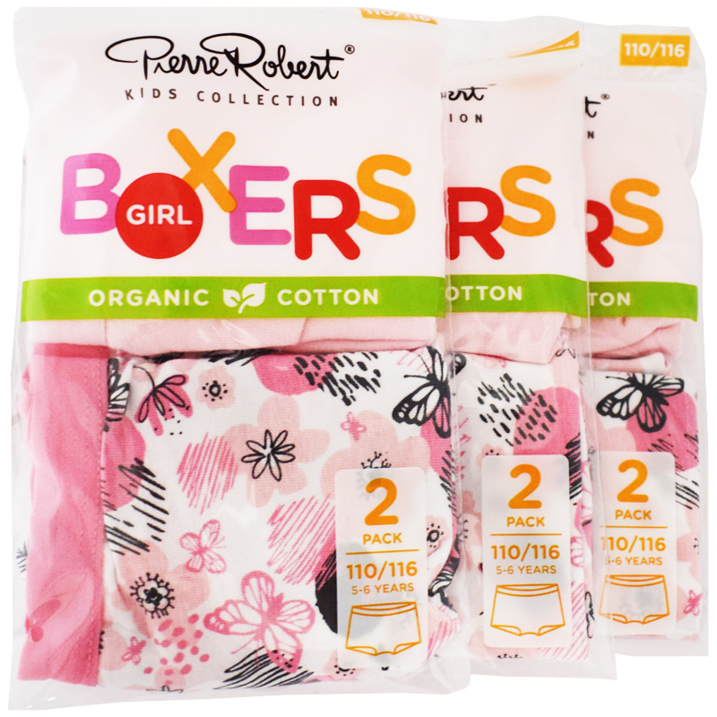 Trosor Boxer Barn 110-116 Rosa 6-pack - 46% rabatt