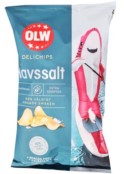 OLW Delichips Havssalt 150g