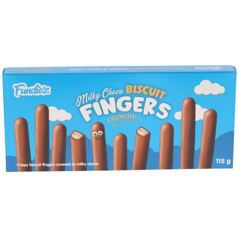 Chokladfingrar Ljus Choklad - 33% rabatt