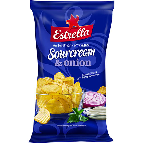 Sourcream Onion Chips 175g