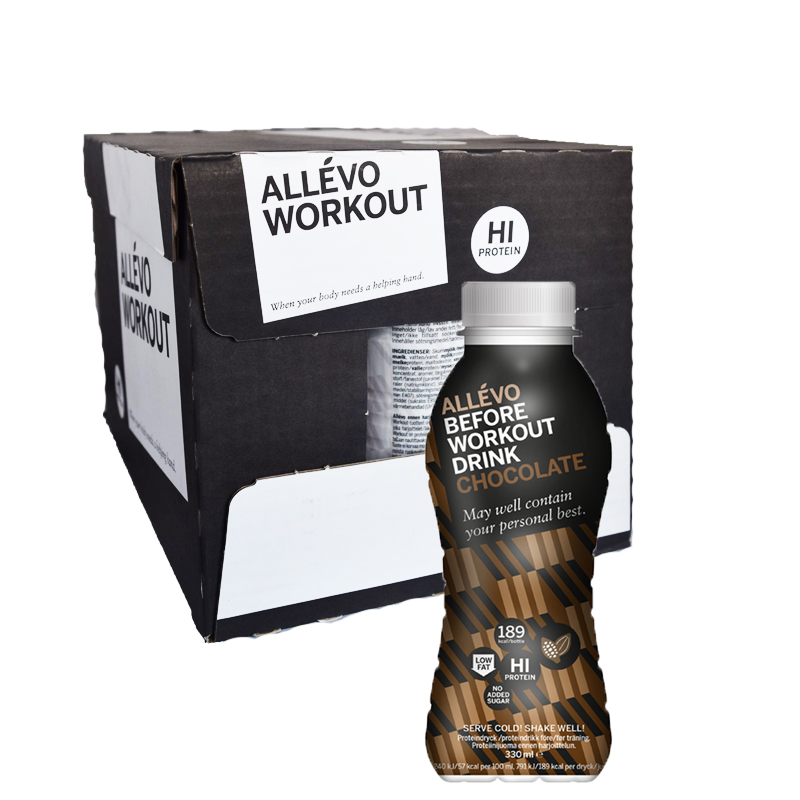 Hel Låda Proteindryck Choklad 12 x 300 ml - 63% rabatt