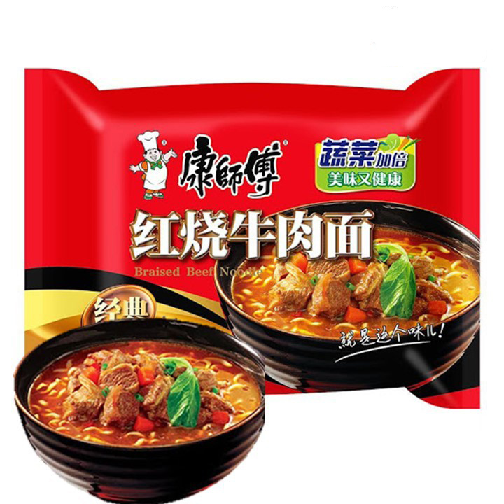 Kang Shi Fu Instant Noodles Braised Beef Flavor 144g