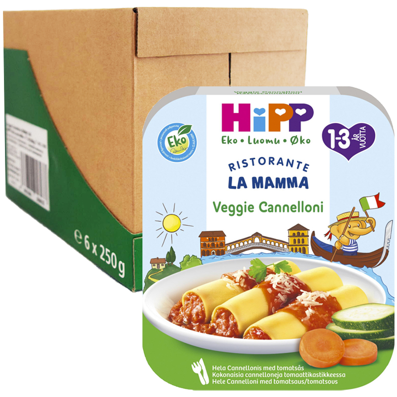 Eko Hel Låda Cannelloni & Grönsaker 6 x 250g - 68% rabatt