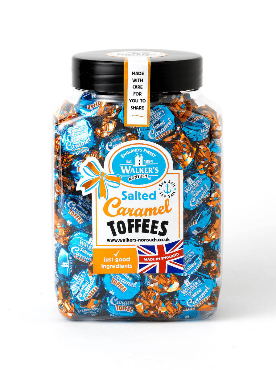 Walkers Salted Caramel Toffees burk 1.25kg
