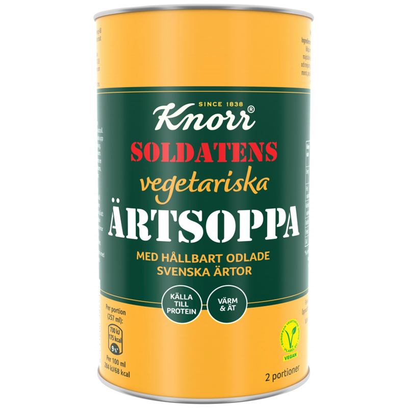 Ärtsoppa Soldatens Vegetarisk - 24% rabatt