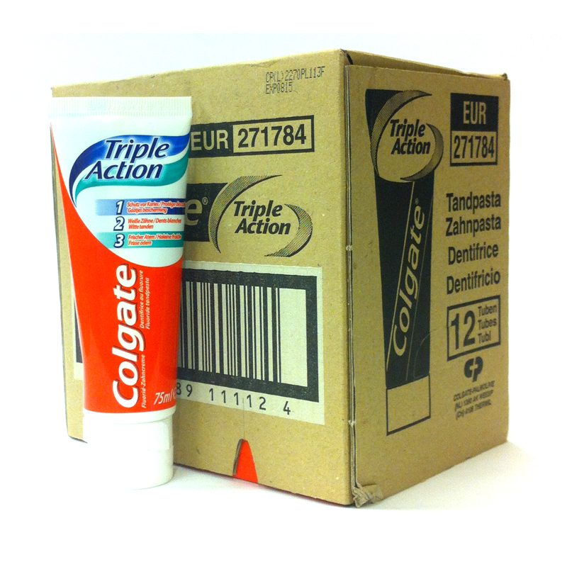 Colgate Triple Action Hel låda - 46% rabatt