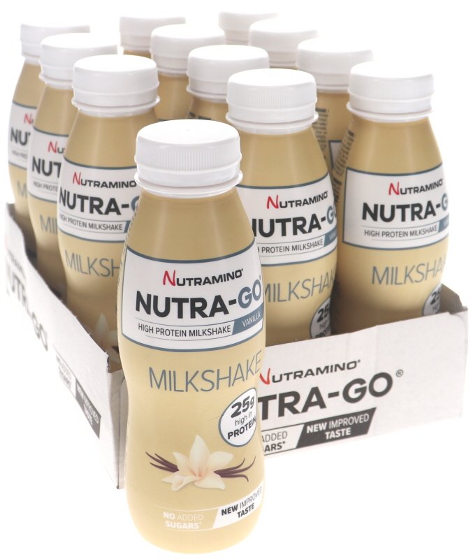 Nutra-Go Milkshake Vanilj 12-pack - 44% rabatt