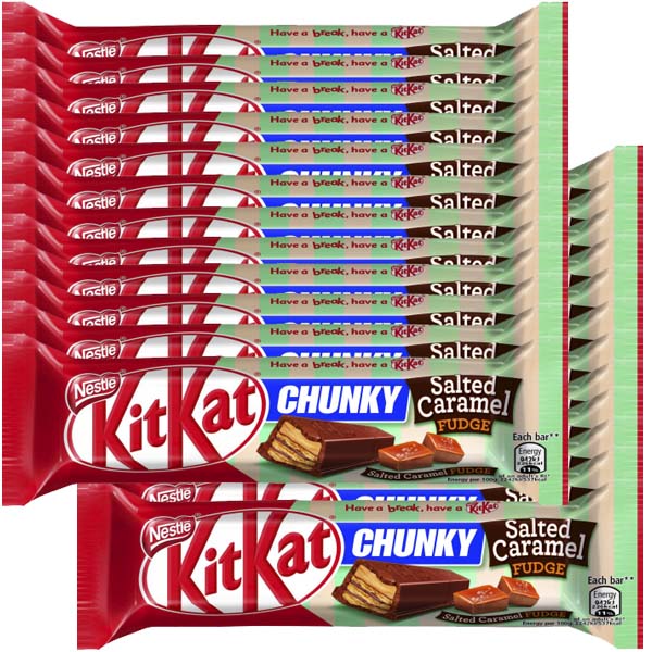 Kit-Kat Chunky Salted Caramel 42g -24 st