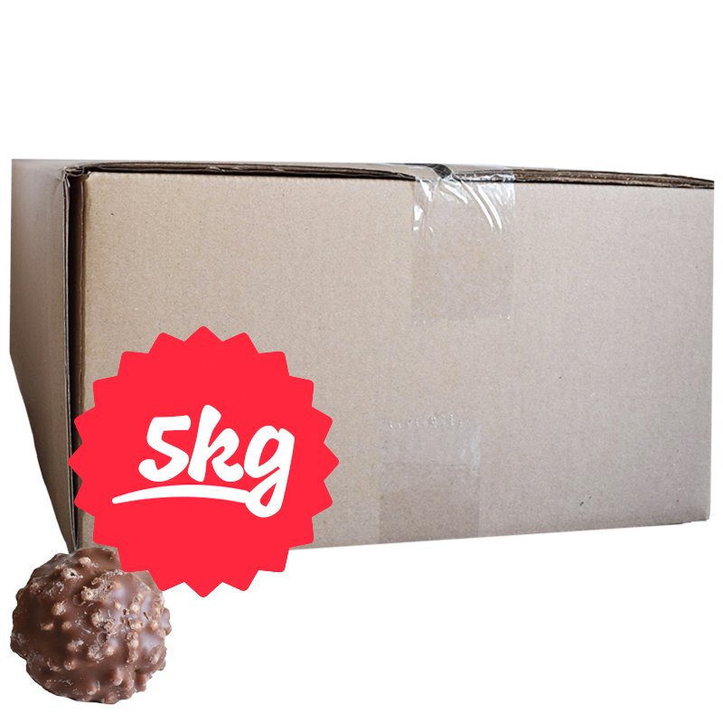 Hel Låda Godis Chokladglaserade Marshmallows 5kg - 51% rabatt