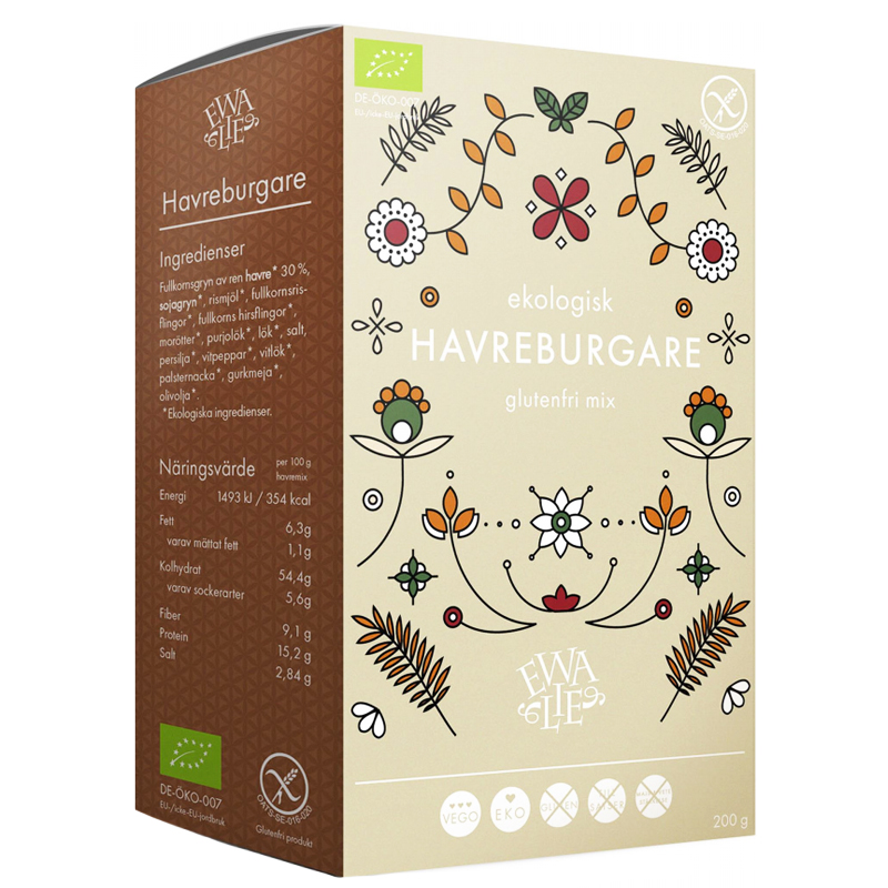 Eko Havreburgarmix - 33% rabatt