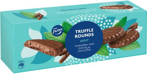 Fazer Truffle Rounds Mint 142g