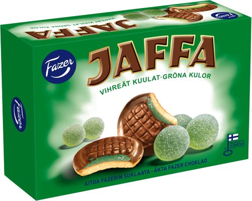 Fazer Jaffa Kex med Grönkulor 300g