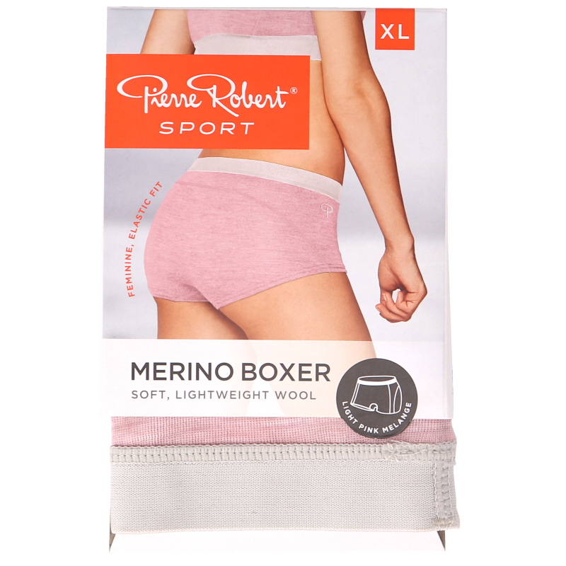Träningstrosor Boxer Merinoull Rosa Stlk XL - 67% rabatt