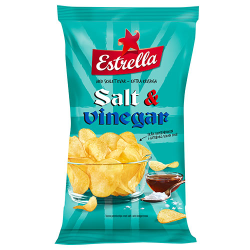 Salt Vinäger chips 175g