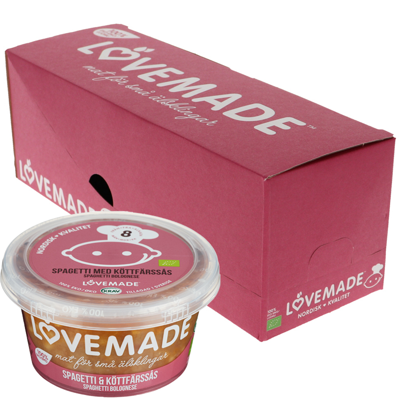 Eko Barnmat Spagetti & Köttfärssås 6-pack - 28% rabatt