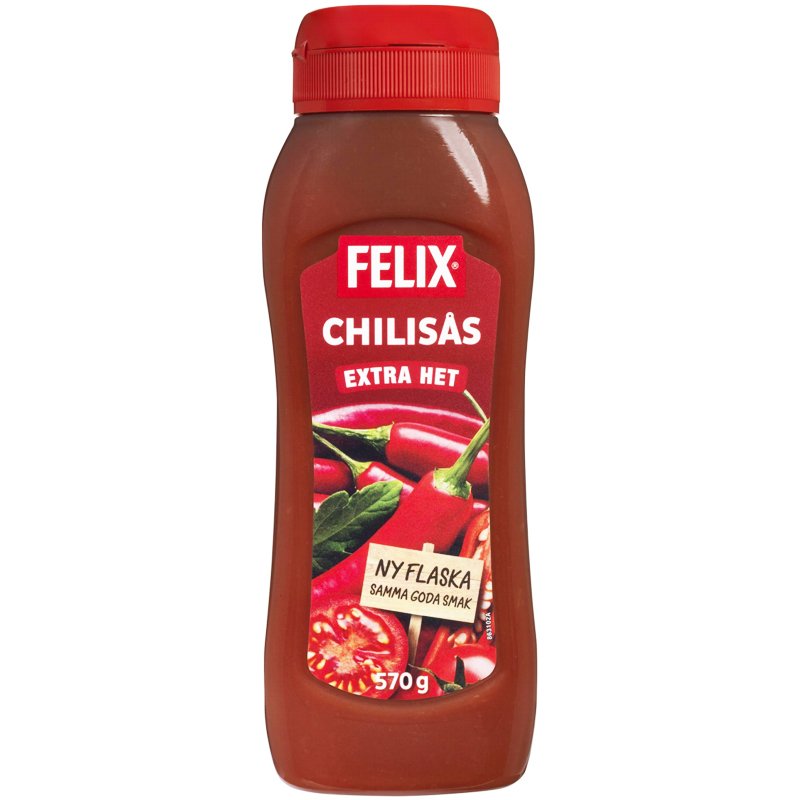 Chilisås Extra Het 570g - 25% rabatt