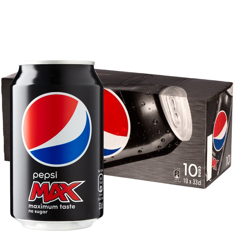 Pepsi max 10-pack - 25% rabatt