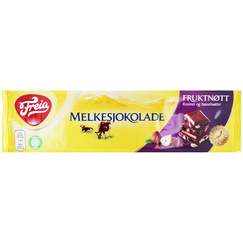 Mjölkchoklad Frukt & nöt 200g - 69% rabatt