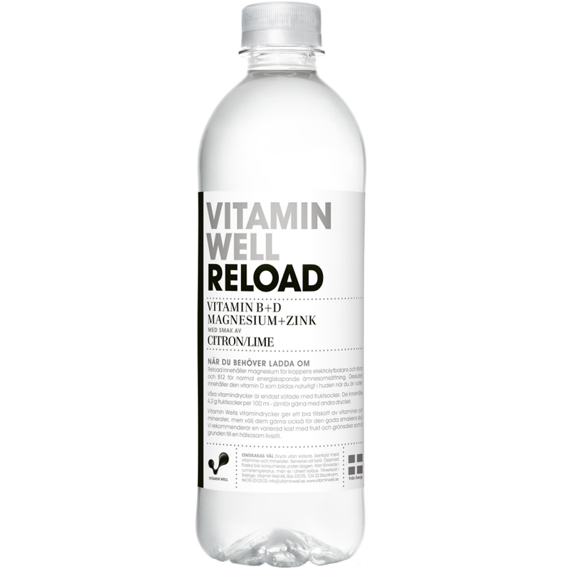 Vitamin Well Citron & Lime 500ml - 50% rabatt