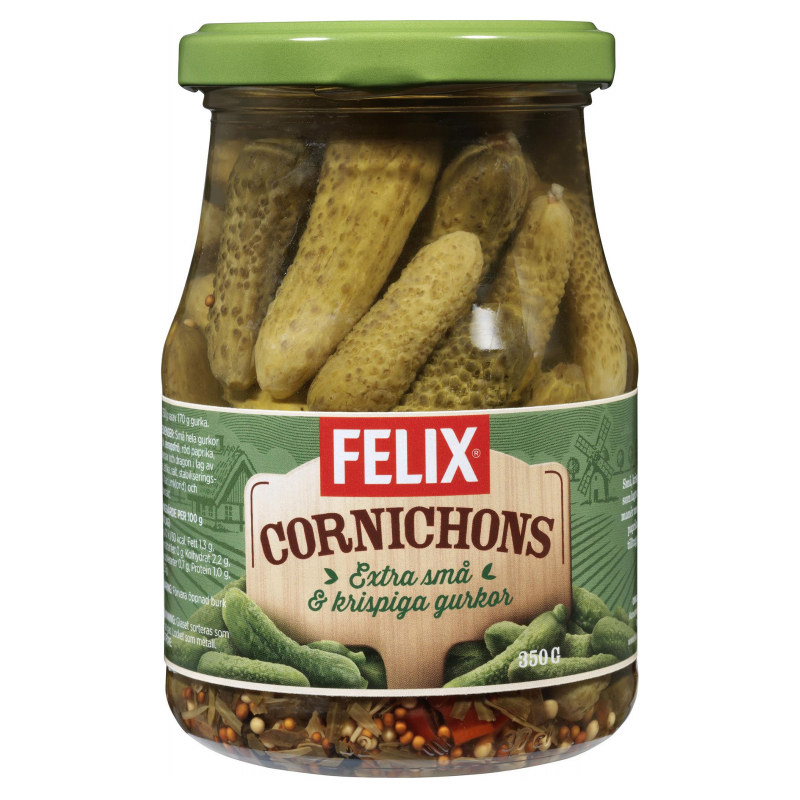 Gurkor "Cornichons" 350g - 25% rabatt