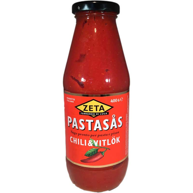 Pastasås Chili & Vitlök - 40% rabatt