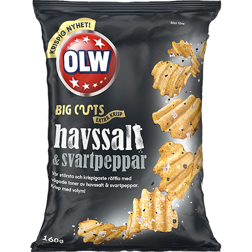 OLW Big Cut Havssalt Svartpeppar 160g