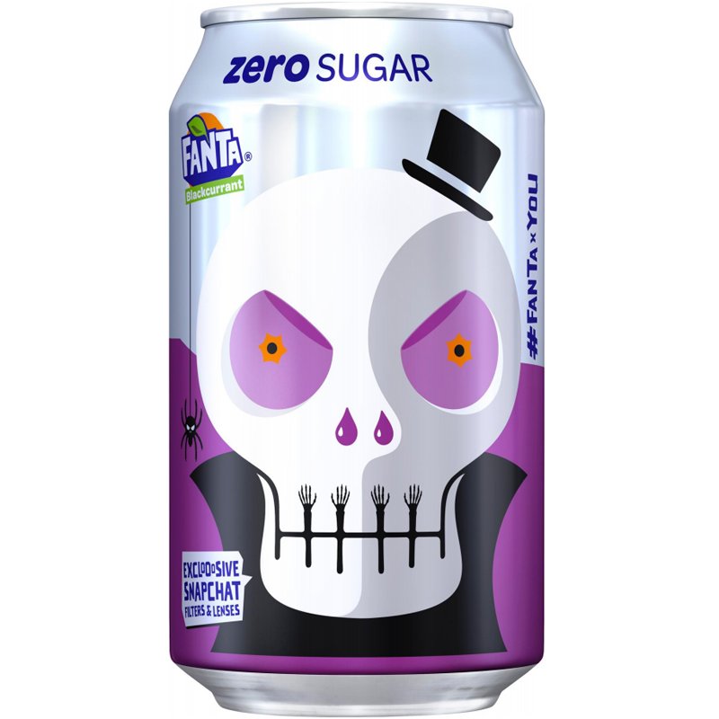 Fanta Zero "Blackcurrant" 330ml - 44% rabatt