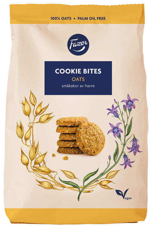 Fazer Cookie Bites Oats 270g