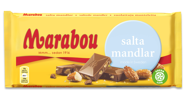 Marabou Salta Mandlar 200g