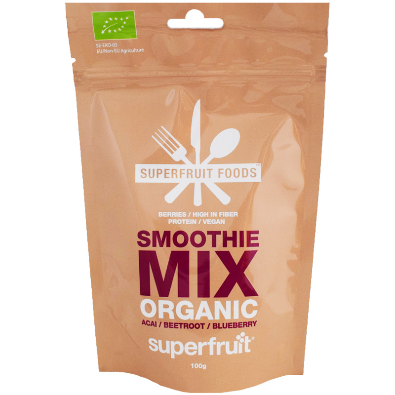 Eko Smoothie Mix "Acai, Beetroot & Blueberry" 100g - 25% rabatt