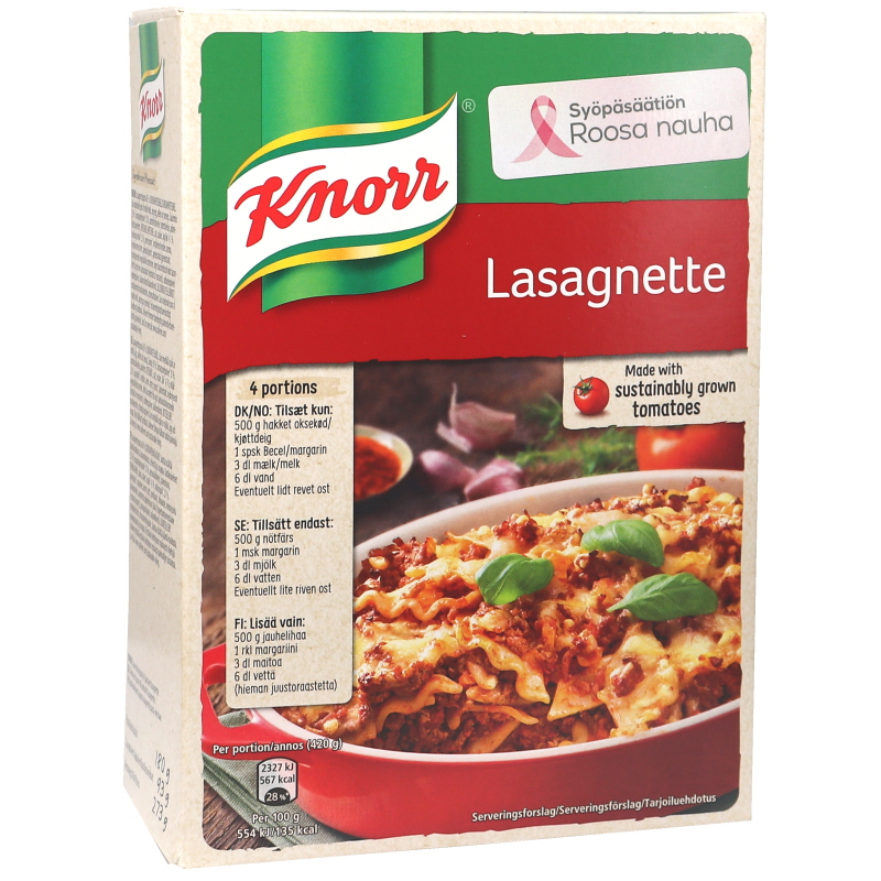 Lasagnette "Dinner Kit" 273g - 32% rabatt