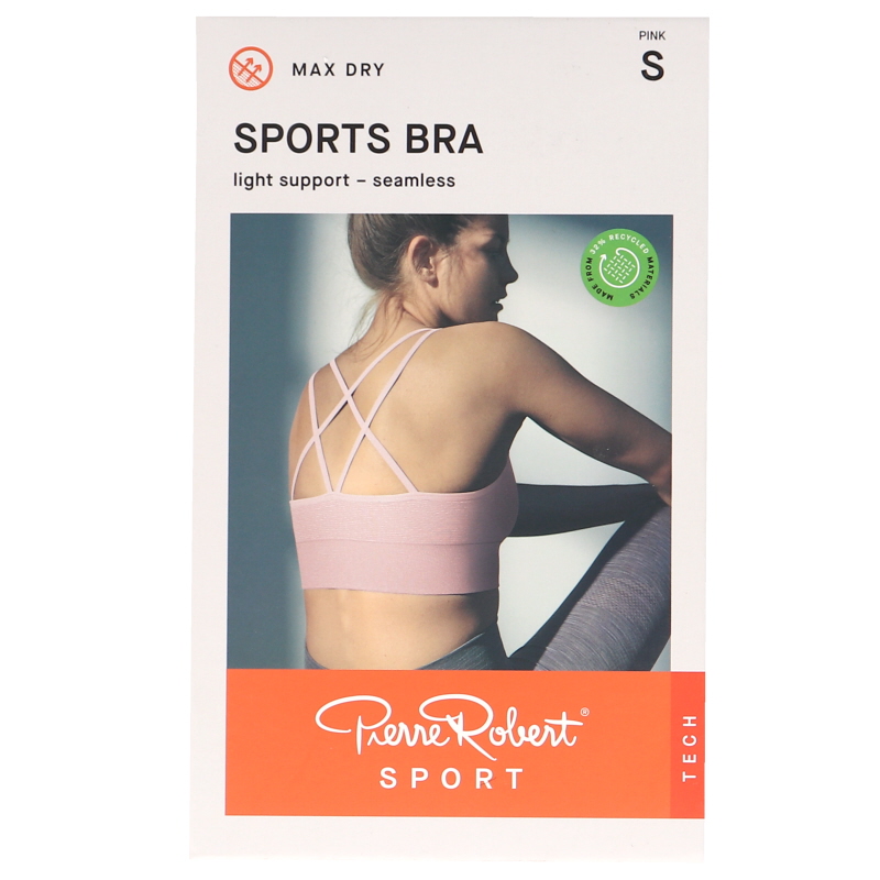 Sport-BH Light Pink Scent Stlk S - 65% rabatt
