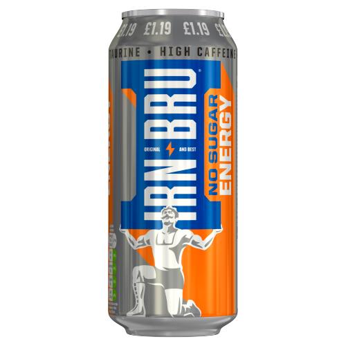 Irn Bru Energy No Sugar 500ml