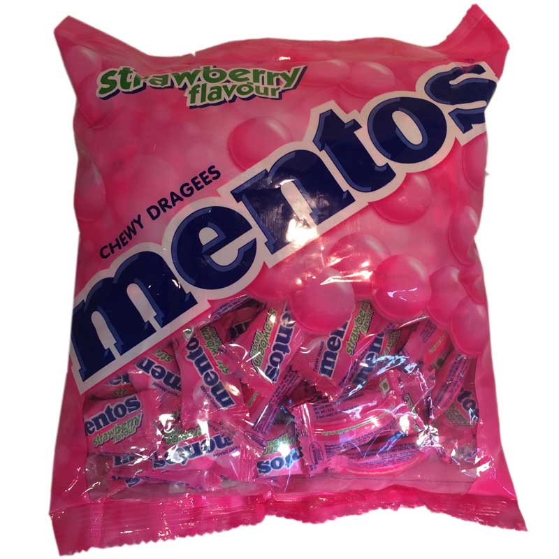 Mentos Strawberry bigbag - 60% rabatt