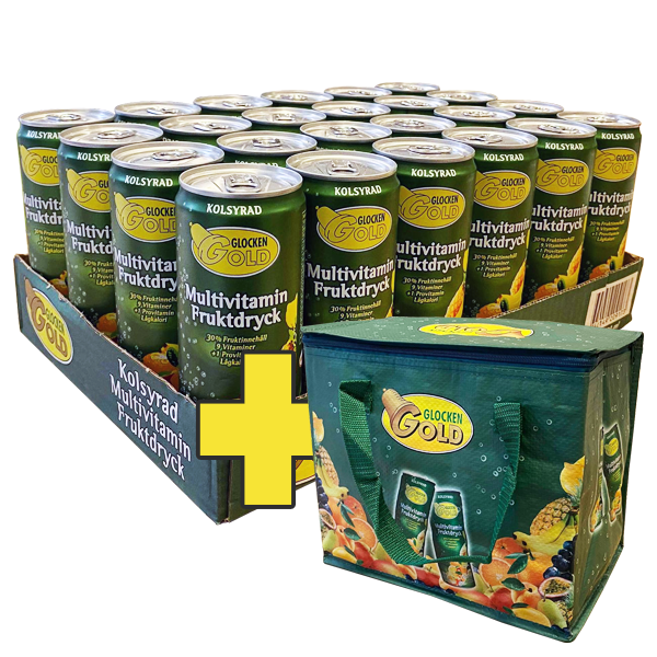 Glocken Gold Kolsyrad 33 cl x 24 st