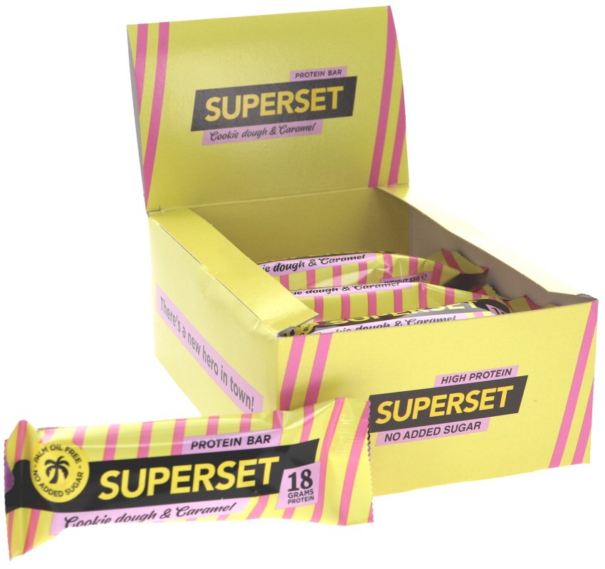 Proteinbar Cookie Dough & Karamell 12-pack - 36% rabatt