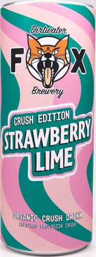 Dirtwater Fox Crush Strawberry/Lime 25cl