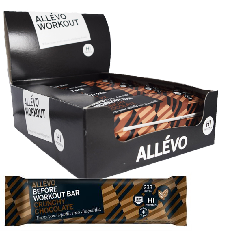 Hel Låda Proteinbar "Chrunchy Chocolate" 12 x 65g - 57% rabatt