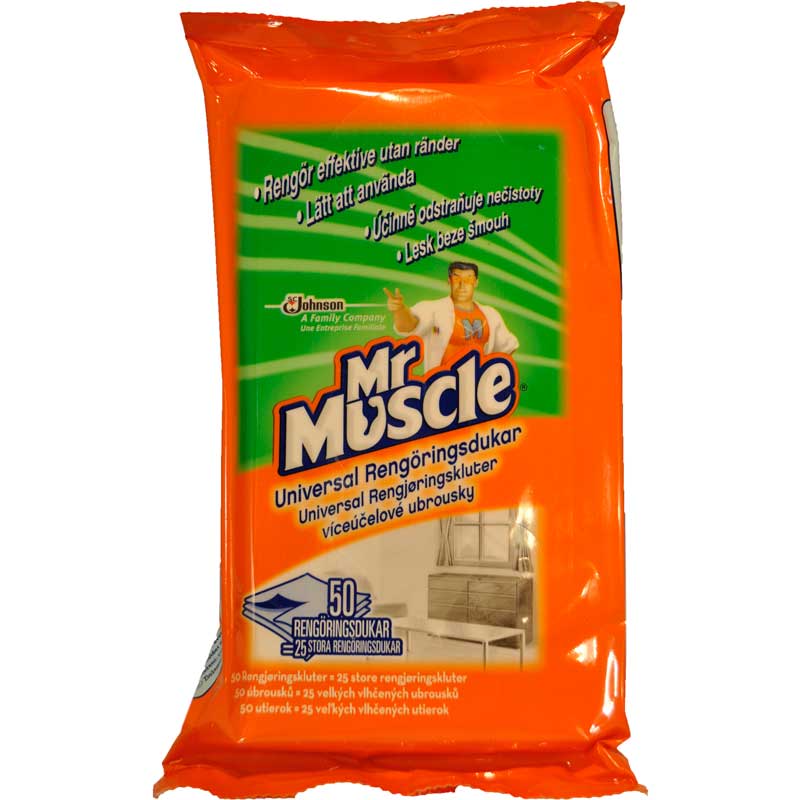 Mr Muscle Universal rengöringsdukar - 50% rabatt