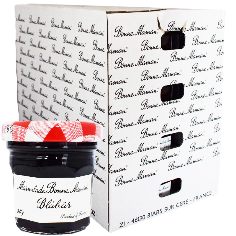 Hel Låda Marmelad Blåbär 60 x 30g - 52% rabatt
