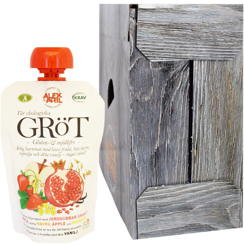 Eko Gröt Jordgubbar & Granatäpple - 23% rabatt