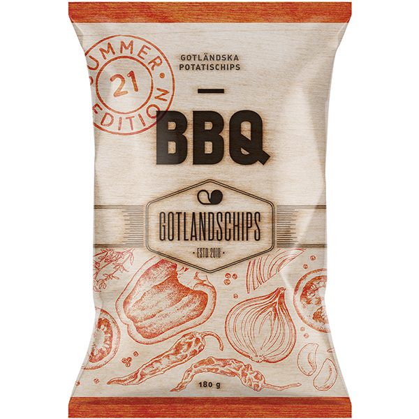 Gotlandschips BBQ Summer Edition 180g