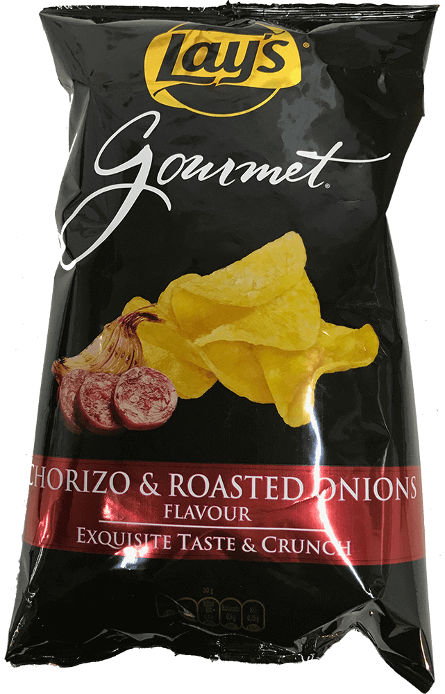 Lays Gourmet Chorizo & Roasted Onion Flavor 150g