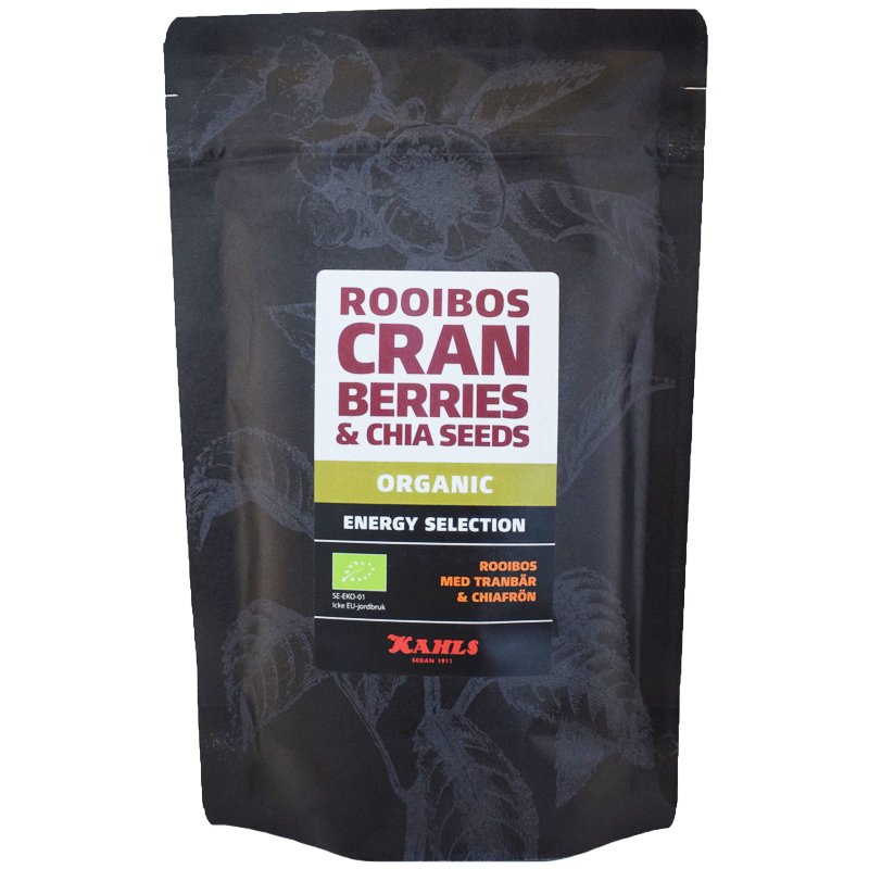 Eko Te Rooibos "Cranberries & Chia Seeds" 100g - 58% rabatt