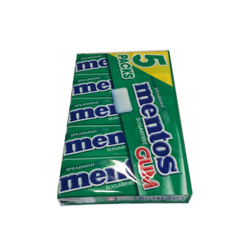 Tuggummi Mentos spearmint 5-pack - 50% rabatt