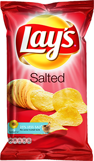 LAY'S SALTED 175g HELLÅDA