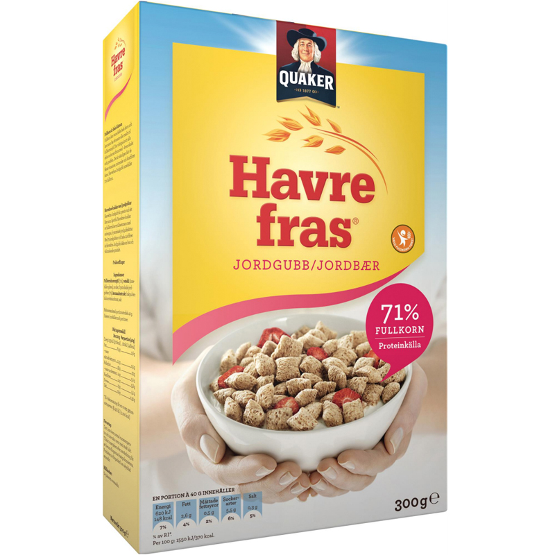 Flingor "Havre Fras Jordgubb" 300g - 32% rabatt